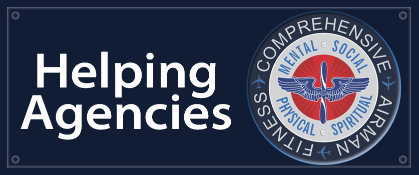 Helping agencies button